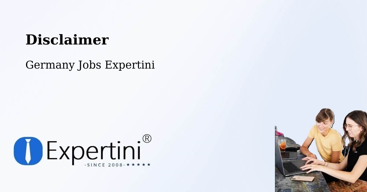 Disclaimer – Dülmen - Germany Jobs Expertini