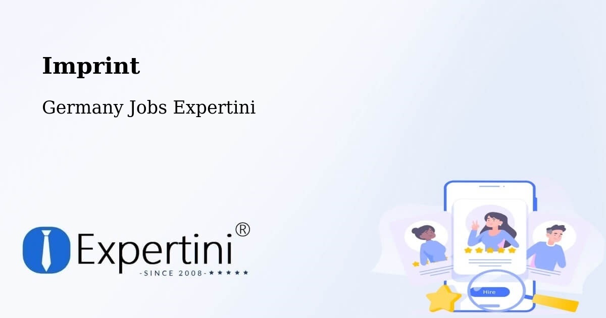 Imprint – Dülmen - Germany Jobs Expertini