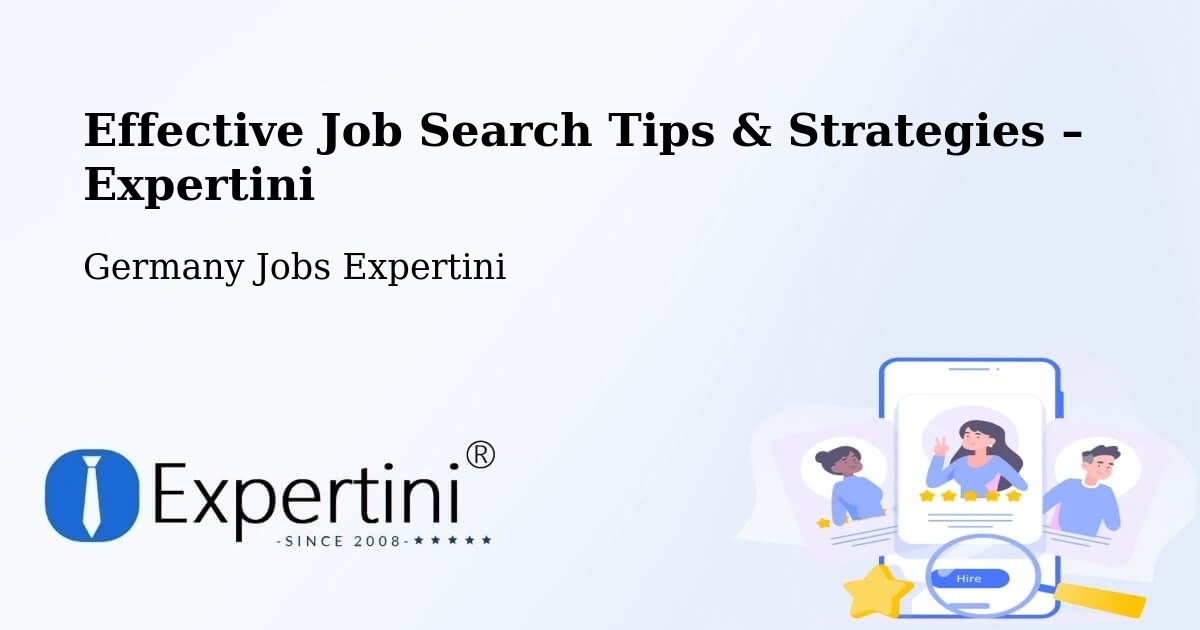 Job Search Tips & Strategies for Job Seekers – Dülmen - Dülmen, Germany Jobs Expertini