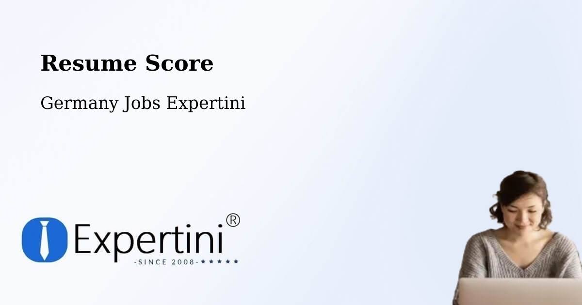 Resume Score & Job Description Match Tool – Dülmen - Germany Jobs Expertini
